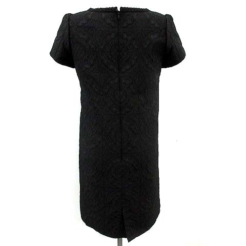 オースチン リード Austin Reed ワンピース レース ひざ丈 フレア 半袖 38 M 黒 ブラック Kx レディース 081 ベクトルパーク