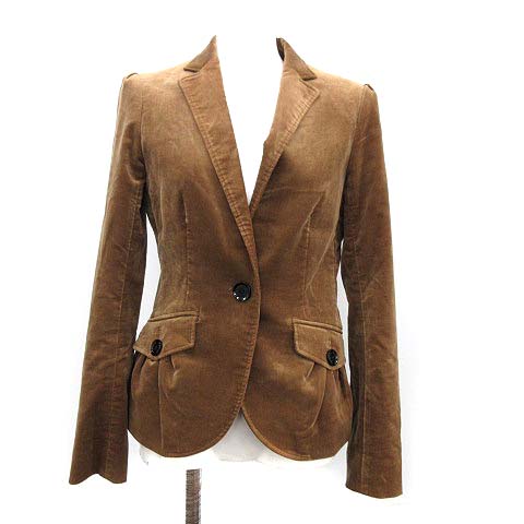 バーバリー ロンドン BURBERRY LONDON テーラードジャケット ベロア  