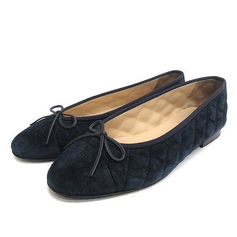 シャネル CHANEL バレエシューズ フラット マトラッセ キルティング  