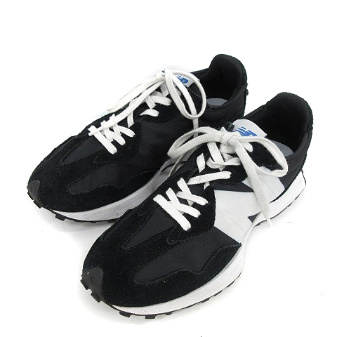 ニューバランス New Balance スニーカー シューズ 327 スエード ナイロン Uk9 27 5cm 黒 ブラック 白 ホワイト Ms327cpg Yt メンズ 081 ベクトルパーク