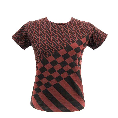 フェンディ FENDI ズッカ柄 総柄 Tシャツ カットソー 半袖