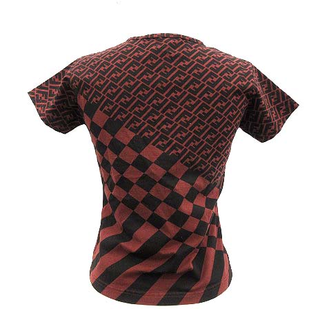 フェンディ FENDI Tシャツ カットソー 半袖 ズッカ チェック 総