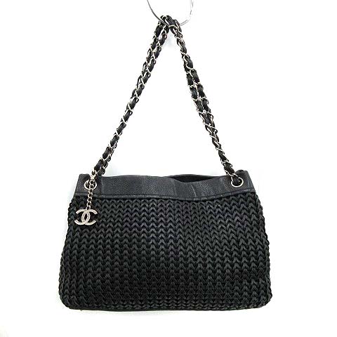 シャネル CHANEL トートバッグ ショルダー 2WAY ダブルチェーン 