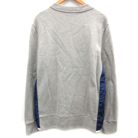 MONCLER グレー スウェット トレーナー サイズL】モンクレール