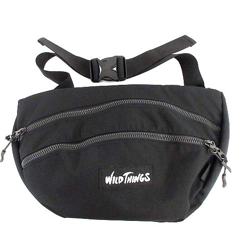 ワイルドシングス Wildthings ウエストバッグ ポーチ ナイロン ボディバッグ 黒 ブラック G メンズ 081 ベクトルパーク