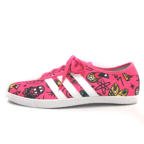 ジェレミースコット アディダス Jeremy Scott Adidas 26 5cm プリムソール グラフィック スニーカー シューズ 総柄 ピンク M194 Ek メンズ 081 ベクトルパーク