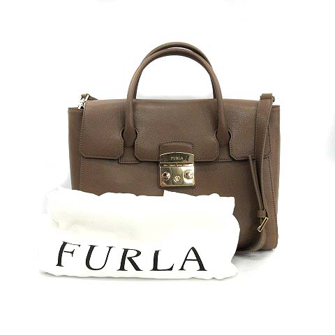 フルラ FURLA サッチェルバッグ ハンド トート ショルダー 2WAY メトロ  