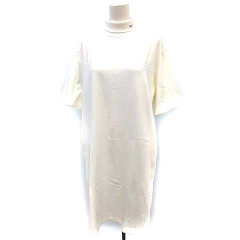 ビューティフルピープル Beautiful People 19aw ワンピース ロング 半袖 ジャージー タートル 刺繍 Suvin Pima Jersey T Dress 34 アイボリー 白 G レディース 081 ベクトルパーク