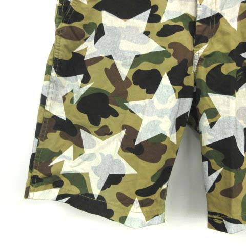 アベイシングエイプ A BATHING APE L ショートパンツ 迷彩柄 カモフラ