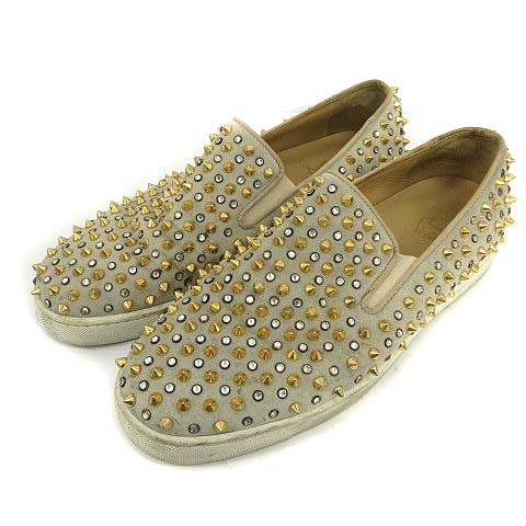 クリスチャンルブタン Christian louboutin スリッポン フラット 