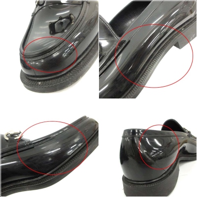 グッチ GUCCI ホースビット ローファー ビジネスシューズ レイン