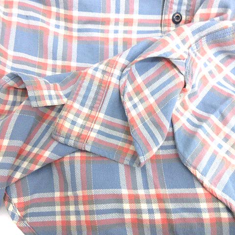 RRLダブルアールエル チェックシャツ ブルー×ピンク ラルフローレン