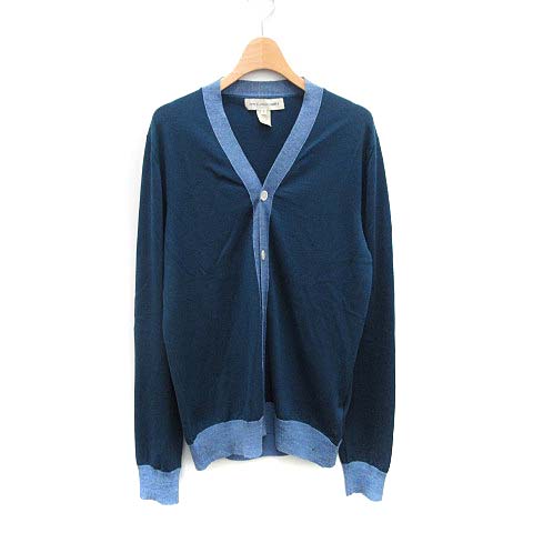 コムデギャルソンシャツ Comme Des Garcons Shirt カーディガン ニット ウール M 緑 グリーン 青 ブルー Mf22 D メンズ 081 ベクトルパーク