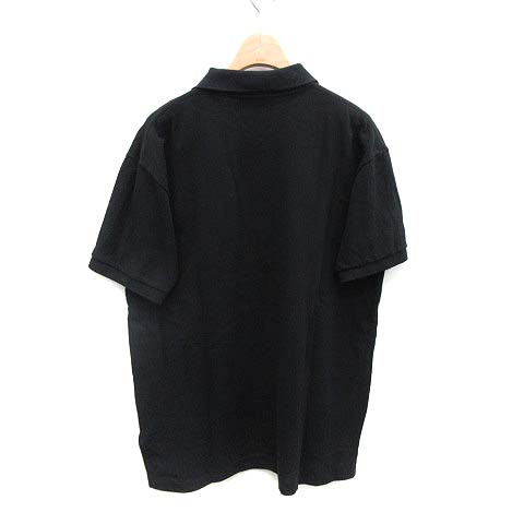 コムデギャルソン　オムドゥ　半袖ポロシャツ　ブラック　L COMME des GARCONS HOMME/コムでギャルソンオム ポロシャツ 07年