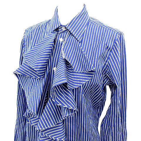 ラルフローレン RALPH LAUREN ブラウス シャツ ストライプ フリル 長袖 