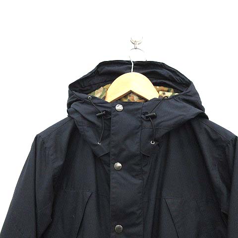 ソフネット SOPHNET. ジャケット マウンテンパーカー ロング S 紺 