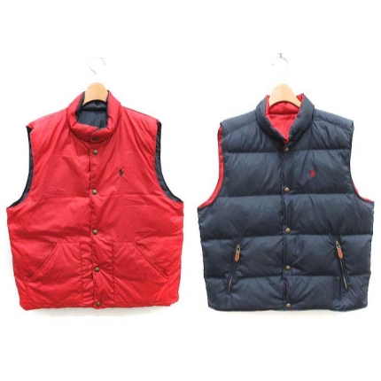ポロ ラルフローレン POLO RALPH LAUREN ダウンベスト リバーシブル  