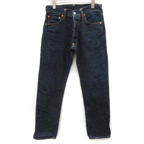 エヴィス EVISU 28×35 2000 No.3 デニムパンツ ジーンズ カモメ ボタン  