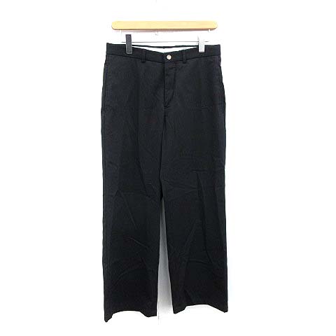 【美品】Armani collezioni アルマーニ　スラックス　ワイドパンツ レディース 古着 90s Italy製 GIORGIO ARMANI レーヨン ウール