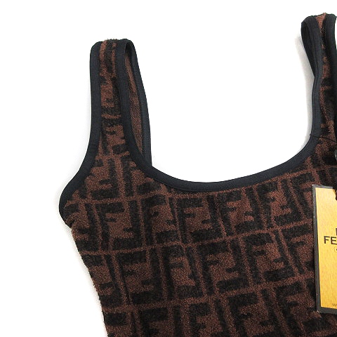 未使用品 フェンディ FENDI 水着 スイムウエア ワンピース ズッカ柄 