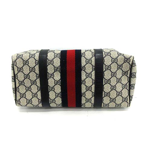 GUCCI オールドグッチGG スプリーム レザー ハンドバッグ ミニボストン GUCCI - 本物 グッチ GUCCI オールドグッチ GGスプリーム ミニ