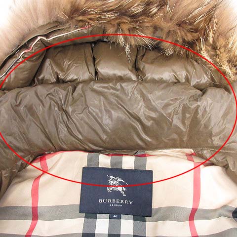 バーバリー ロンドン BURBERRY LONDON ダウンジャケット フード
