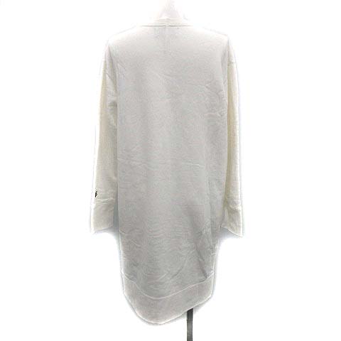 アメリカーナ Americana スウェット ワンピース ミニ クルーネック 長袖 白 ホワイト Ym D レディース 081 ベクトルパーク