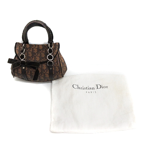 クリスチャンディオール Christian Dior ハンドバッグ ミニ トロッター