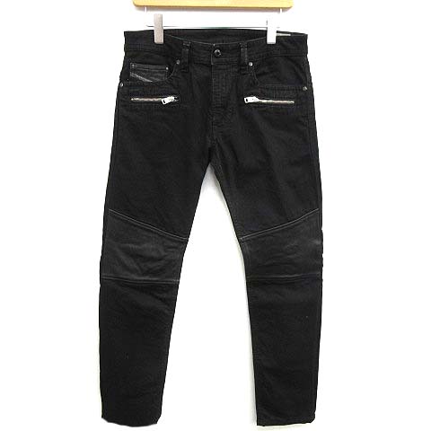DIESEL ジョグジーンズ W30 THAVAR ブラック コーティング