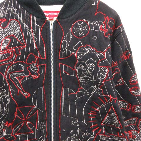 シュプリーム SUPREME L 05AW Illuminati Thermal Bomber Jacket 