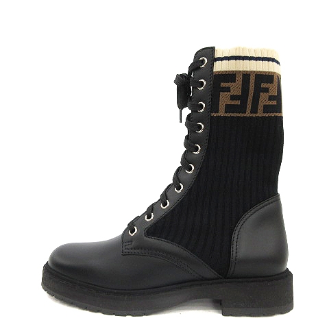 フェンディ FENDI 20AW ロココ コンバットブーツ バイカー ショート 