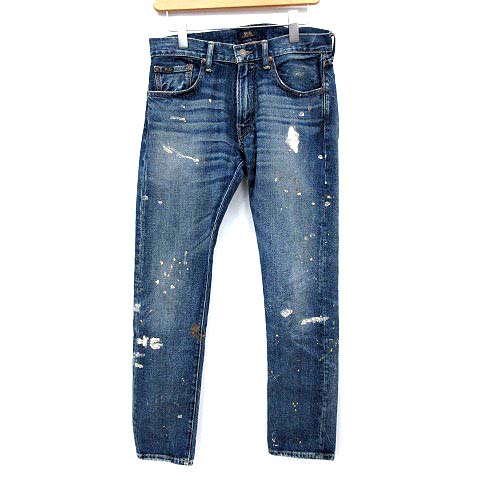 ポロ ラルフローレン POLO RALPH LAUREN デニムパンツ ダメージ加工  