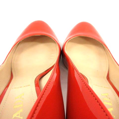 プラダ PRADA パンプス ピンヒール ハイヒール エナメル ポインテッド