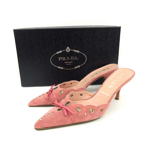 PRADA ピンク リボン付きミュール PRADA ピンク リボン付きミュール
