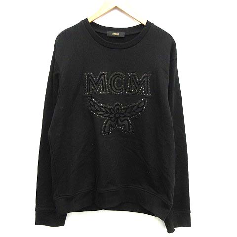エムシーエム MCM スウェット トレーナー Logo Studded Sweatshirt 