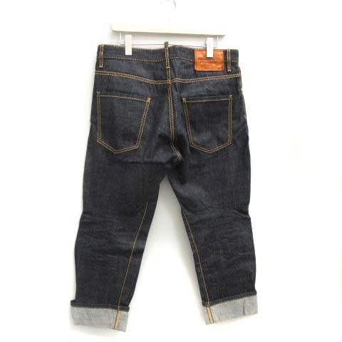ディースクエアード Dsquared2 16ss 48 M リジット デニム パンツ ジーンズ ロールアップ インディゴ 紺 ネイビー Tk メンズ 081 ベクトルパーク