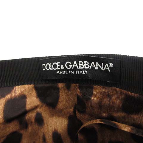 Dolce & Gabbana ヒョウ柄 ひざ丈スカート ドルチェ&ガッバーナ ドルガバ DOLCE&GABBANA スカート ひざ丈