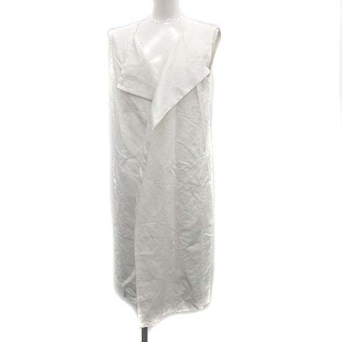 ノット Knott トゥモローランド ワンピース ロング ノースリーブ リネン混 1 S 白 ホワイト Ym レディース 081 ベクトルパーク