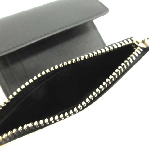 バーニーズニューヨーク Barneys New York 財布 三つ折り レザー カードケース 2点セット 黒 ブラック Ek メンズ 081 ベクトルパーク