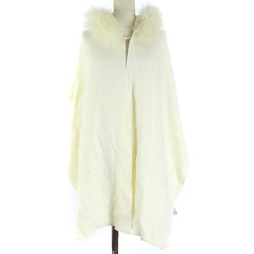 チェスティ Chesty ストール マフラー フード フォックスファー ウール  