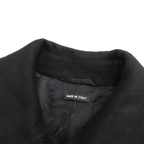 【美品】ジョルジオアルマーニ ファーストライン 黒ラベル カシミヤ×ウールコート ジョルジオアルマーニ GIORGIO ARMANI ステンカラーコート
