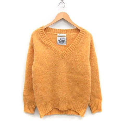 マカフィー Macphee トゥモローランド Yarns By Jamieson S ニット セーター 長袖 ウール S オレンジ Mf41 メンズ 081 ベクトルパーク