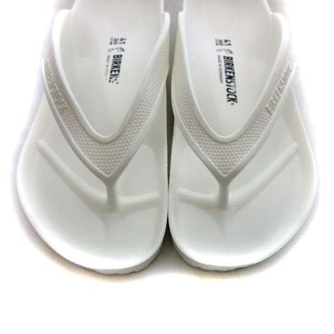 ビルケンシュトック Birkenstock ビーチサンダル フラット トング 41 26 5cm 白 ホワイト Kt メンズ 081 ベクトルパーク