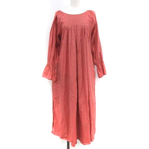 ヌキテパ Ne Quittez Pas 18ss ワンピース ファインローンピンタックドレス Fine Lawn Pintuck Dress 長袖 ピンク Tk レディース 081 ベクトルパーク