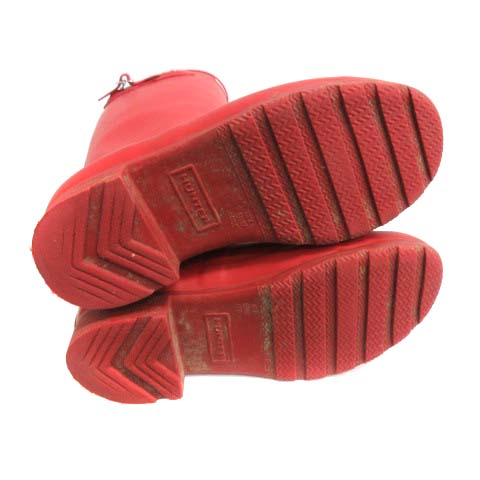 ハンター HUNTER US6 23.5cm 長靴 レインブーツ 赤 レッド /EK