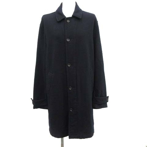 ユニバーサル プロダクツ Universal Products ステンカラーコート ウール 2 M 紺 ネイビー St メンズ 081 ベクトルパーク