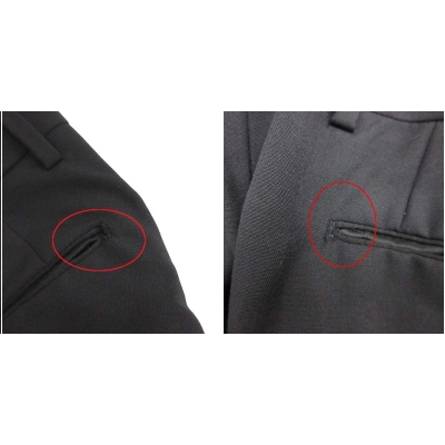 ナンバーナイン NUMBER (N)INE 06AW NOIR期 クローバーパッチ スーツ