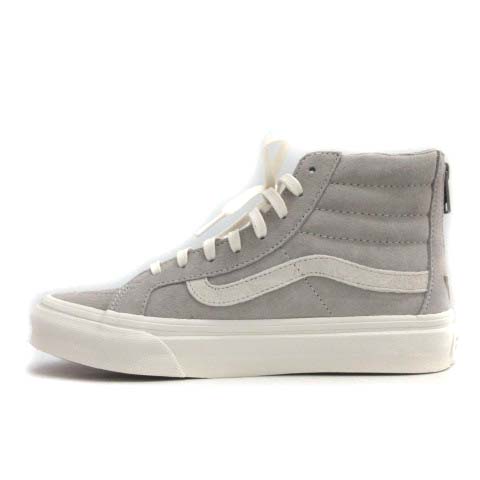 未使用品 バンズ Vans 23cm Sk8 Hi Slim Zip スケートハイ スリムジップ スニーカー ハイカット グレー Ek レディース 081 ベクトルパーク