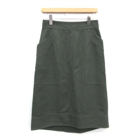 シクラス Cyclas 19aw 36 S パッチポケットスカート ウール タイト ひざ丈 カーキ Tk レディース 081 102012030122 ベクトルパーク