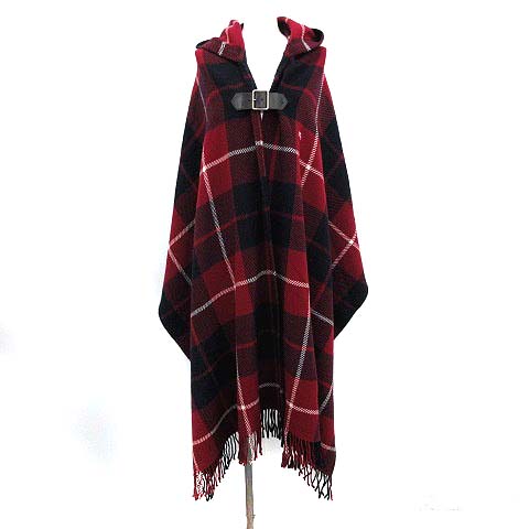 バーバリーブルーレーベル BURBERRY BLUE LABEL ストール ポンチョ風 